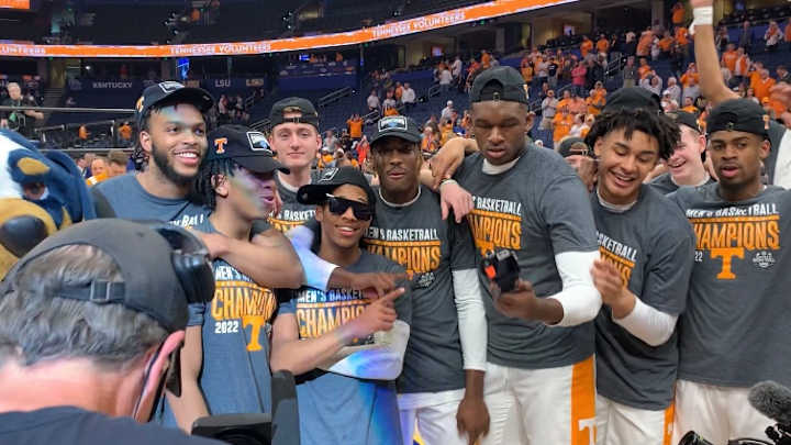 From Buzzer to Barnes: Watch More of Tennessee’s SEC Championship Celebration From Buzzer to Barnes: Watch More of Tennessee’s SEC Championship Celebration