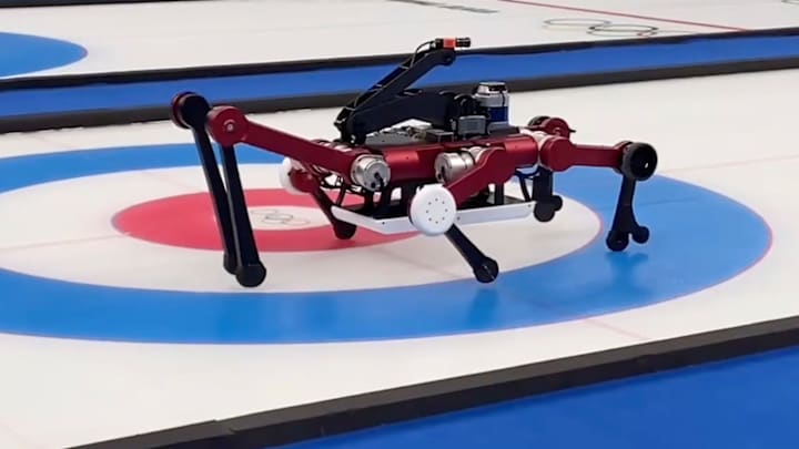 Shut Up Smug Curling Robot