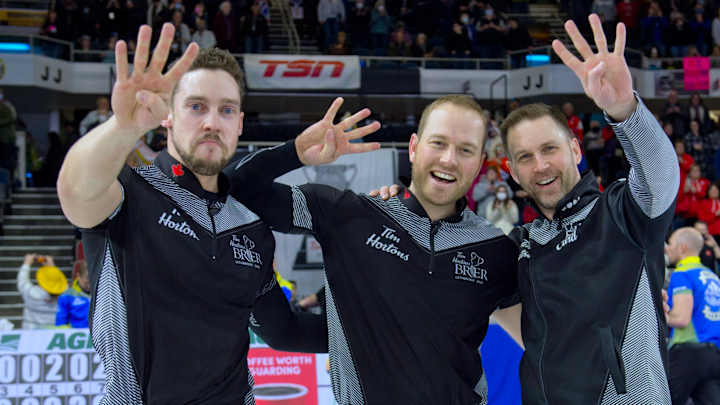 2 Girls: Team Gushue Brier Champs