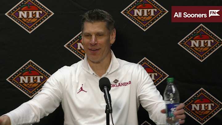 WATCH: Oklahoma HC Porter Moser NIT First Round Postgame