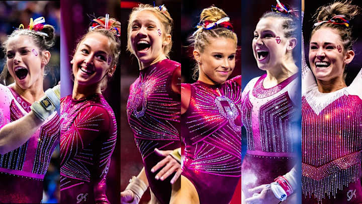 Six Oklahoma Gymnasts Named All-Big 12