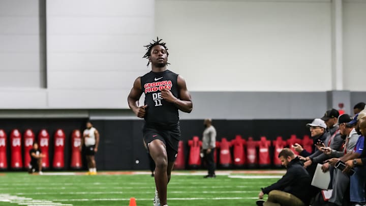 Some Unofficial Numbers Turned in On Dawgs Pro Day