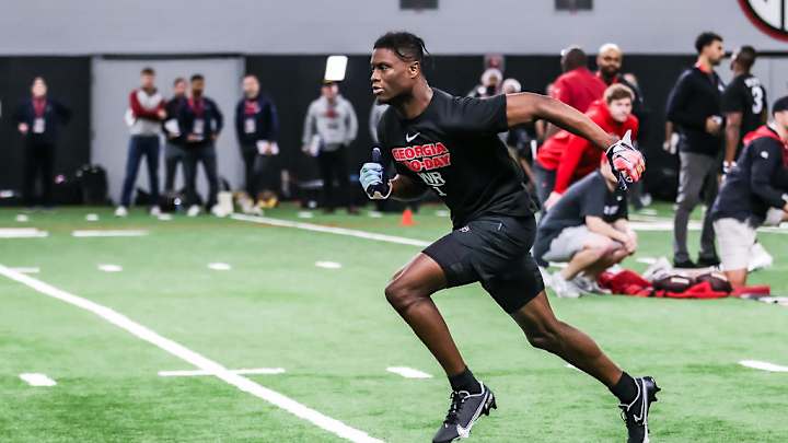 Why George Pickens Picked Carson Beck to Throw at Pro Day