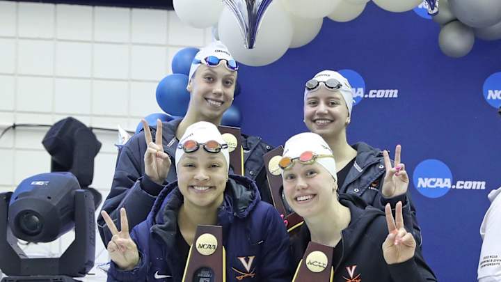 Virginia in First Place After Day One at NCAA Women's Swim Championships