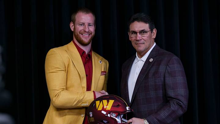 'I See A Vision': New Washington QB Carson Wentz Talks Commanders Goals