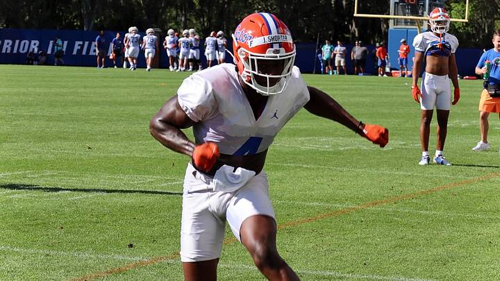 Gators WR Justin Shorter Returns 'Pissed Off'; Working for Better Results