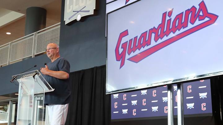 New Script Guardians Sign Now Hanging At Progressive Field New Script Guardians Sign Now Hanging At Progressive Field