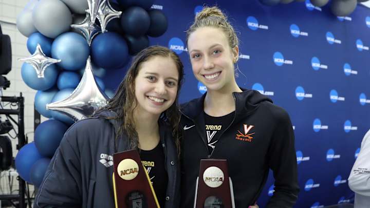 Virginia Strengthens Leads on Second Night of NCAA Women's Swim Championships Virginia Strengthens Leads on Second Night of NCAA Women's Swim Championships
