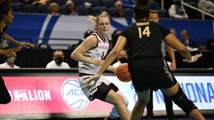Boston College Women's Basketball Downs Maine in First Round of WNIT