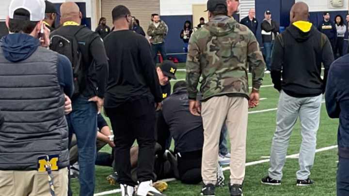 Michigan football: David Ojabo, potential first-round 2022 NFL Draft pick, injured at pro day