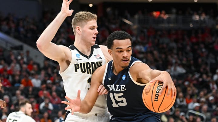 Freshman Caleb Furst Finds Success in First NCAA Tournament Game for Purdue Basketball