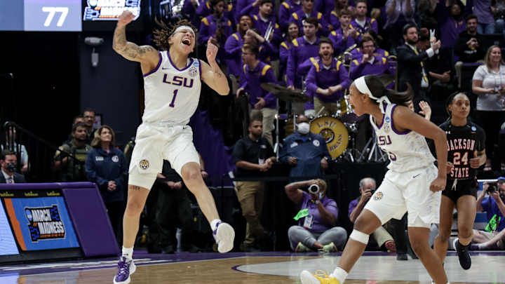 LSU Survives and Advances With Thrilling 83-77 Win Over Jackson State