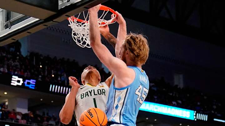 UNC Forward Brady Manek Ejected With Flagrant-2 Foul vs. Baylor