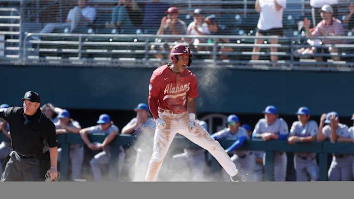 No Unlucky 13: Alabama Baseball Squeezes Out Dramatic 8-7 Victory Over Florida