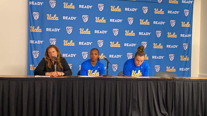 WATCH: Cori Close, Charisma Osborne, Angela Dugalic on UCLA's WNIT Win Over Air Force