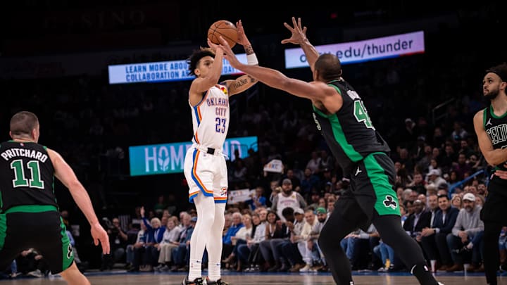 Mann breaks record, Thunder losing streak reaches 10 in loss to Celtics