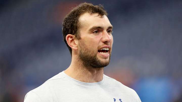 Report: Commanders Considered Pursuing Andrew Luck Before Carson Wentz Trade