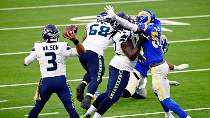 Report: Broncos 'Possibly Reuniting' Russell Wilson with Ex-Seahawks RT Brandon Shell