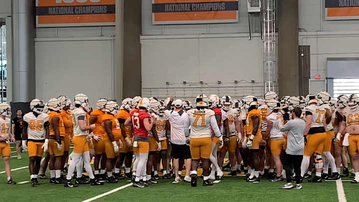 Watch: Highlights From Day One of Tennessee's Spring Practice