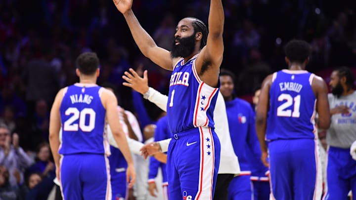 James Harden's Tweet Following Sixers' Shorthanded Win vs. Heat