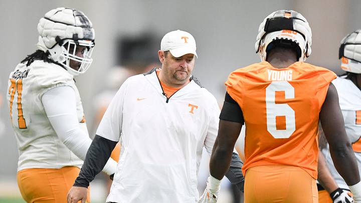 Watch: Josh Heupel Talks Start of Spring Practice, Newcomers and More in Tuesday Availability