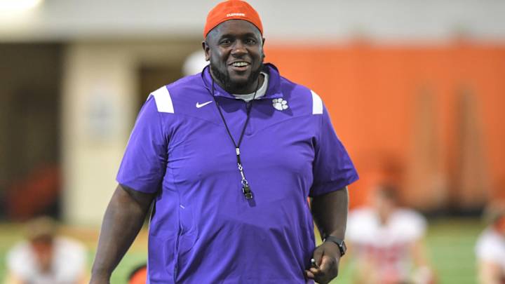 Clemson Defensive Tackles Coach Nick Eason is Walking Ball of Energy