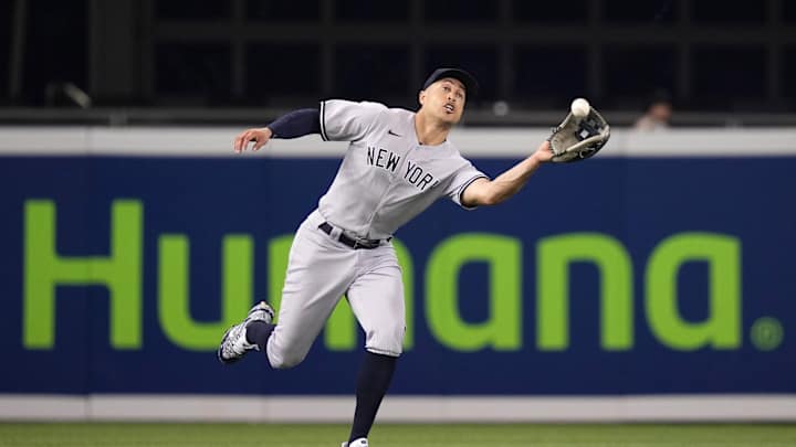 Aaron Boone Open to Using Giancarlo Stanton in Outfield After 2021 Success