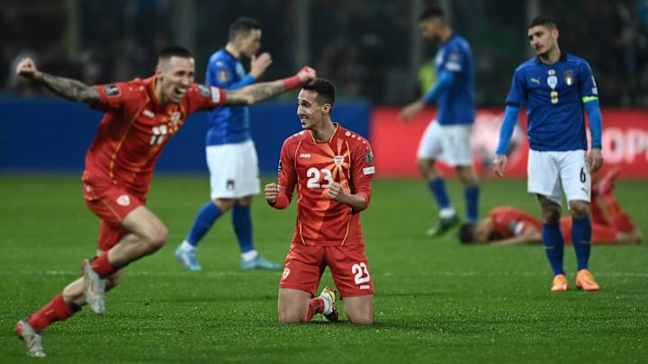 Italy Fails to Qualify for Second Straight World Cup With Shocking Loss to North Macedonia