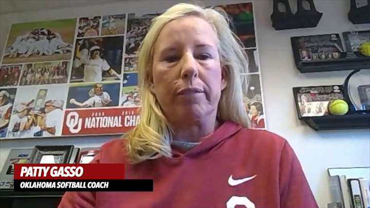 WATCH: Oklahoma Coach Patty Gasso Zoom WATCH: Oklahoma Coach Patty Gasso Zoom