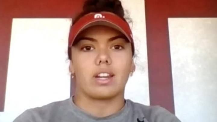 WATCH: Oklahoma Outfielder Alyssa Brito Zoom
