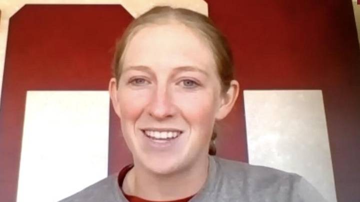 WATCH: Oklahoma Catcher Lynnsie Elam Zoom