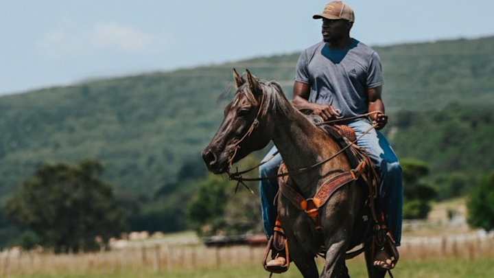 Hay Fever: James Washington, Gentleman Farmer, Ready to Bloom with Cowboys