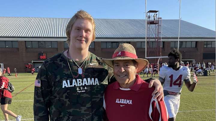 Elite OL Target Olaus Alinen Enjoys Third Visit to Alabama Elite OL Target Olaus Alinen Enjoys Third Visit to Alabama