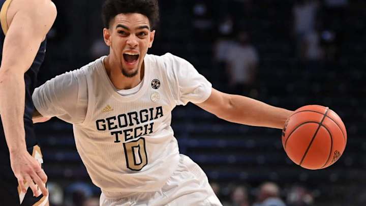 Georgia Tech Guard Michael Devoe Works out for the Atlanta Hawks