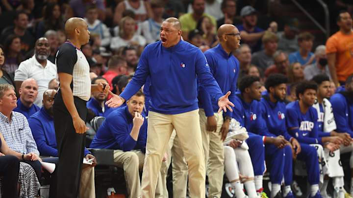 Doc Rivers Wants Sixers to Shake Habit of Foul-Hunting Before Playoffs
