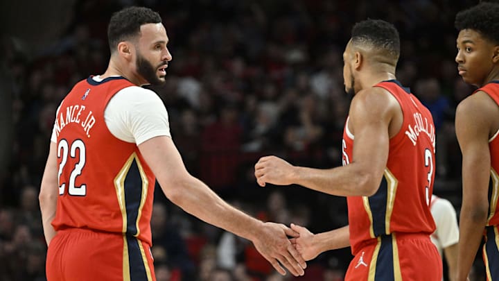 McCollum and Nance Return to Portland Victorious with Pelicans, 117-110