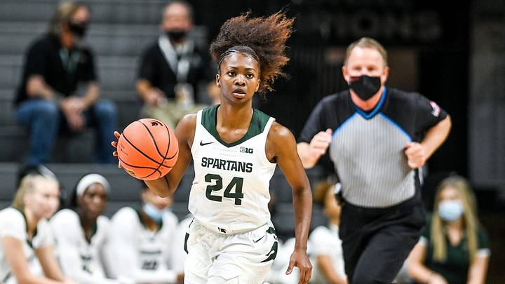 Michigan State's Nia Clouden earns All-America honors from WBCA and Associated Press