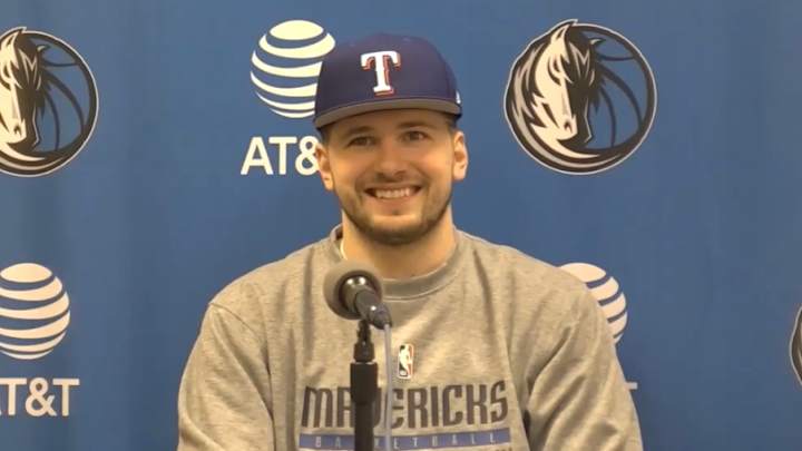 'I'm a Texas Rangers Fan': Mavs Star Luka Doncic Has New Favorite MLB Team
