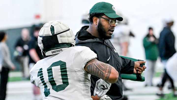 Everything Pass Rush Specialist Brandon Jordan said at his spring practice availability Everything Pass Rush Specialist Brandon Jordan said at his spring practice availability