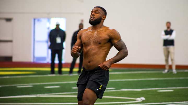 WATCH: Kayvon Thibodeaux Recaps Performance at Oregon Football Pro Day