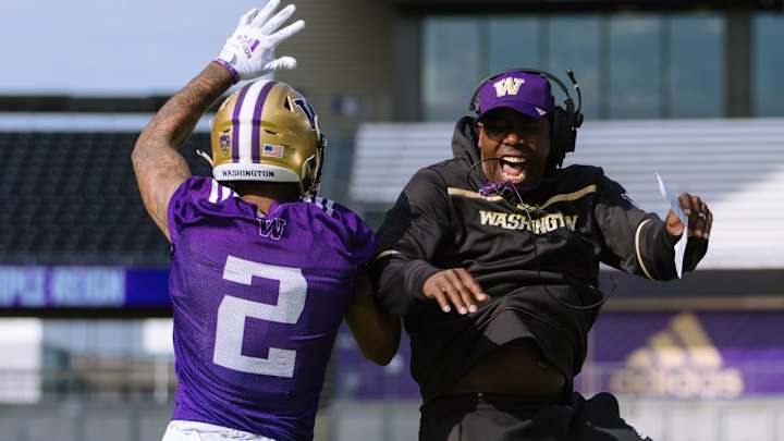 Shephard Make Husky Football Fun for Everyone Running His Routes