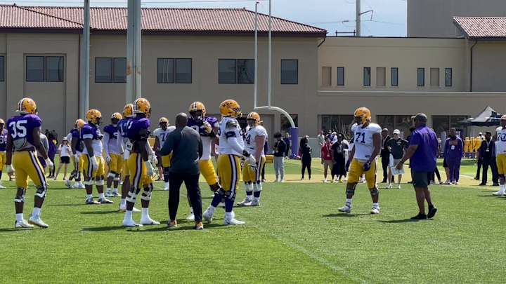 Tiger Practice Report: LSU Players Return to Field, Others Absent