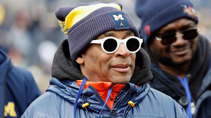 Director Spike Lee Attends Michigan’s Spring Game to Film Kaepernick Documentary
