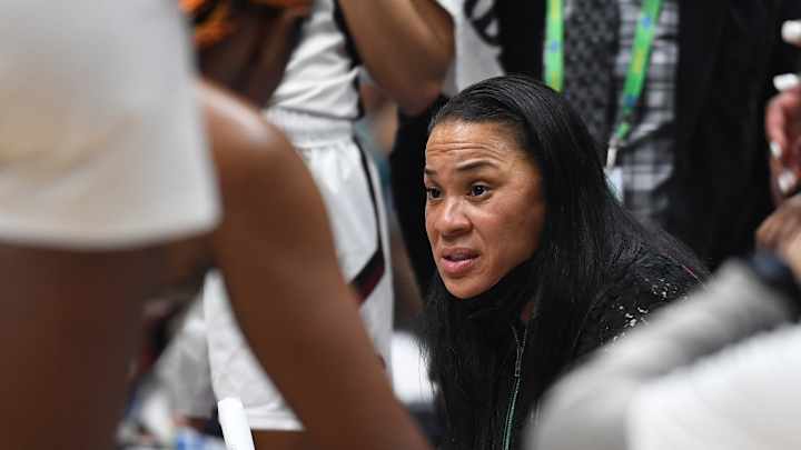 ESPN Broadcaster Suggests 76ers Hire Dawn Staley if Team Struggles in Playoffs ESPN Broadcaster Suggests 76ers Hire Dawn Staley if Team Struggles in Playoffs