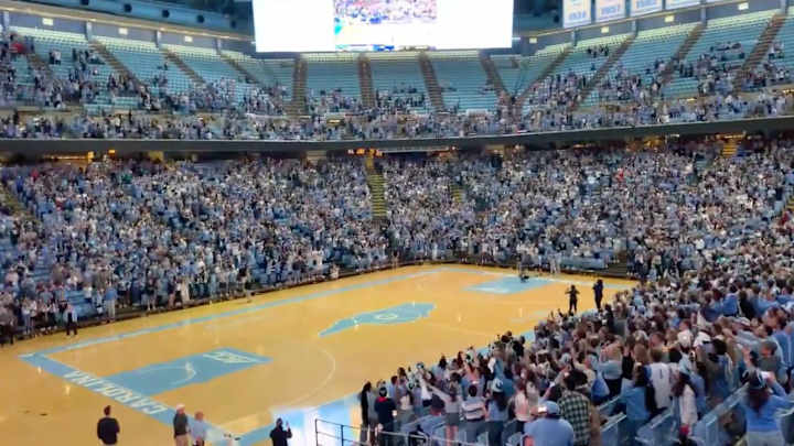 Watch: Fans Celebrate On Dean Dome Floor, Franklin Street After UNC Beats Duke in Final Four