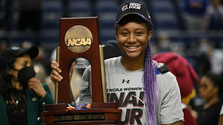 Aliyah Boston Cries ‘Happy Tears’ in Interview After South Carolina Wins National Title