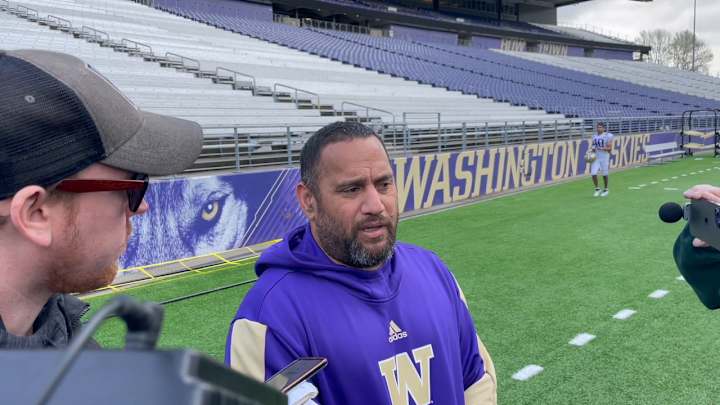 A Moment with Husky DL Coach Inoke Breckterfield