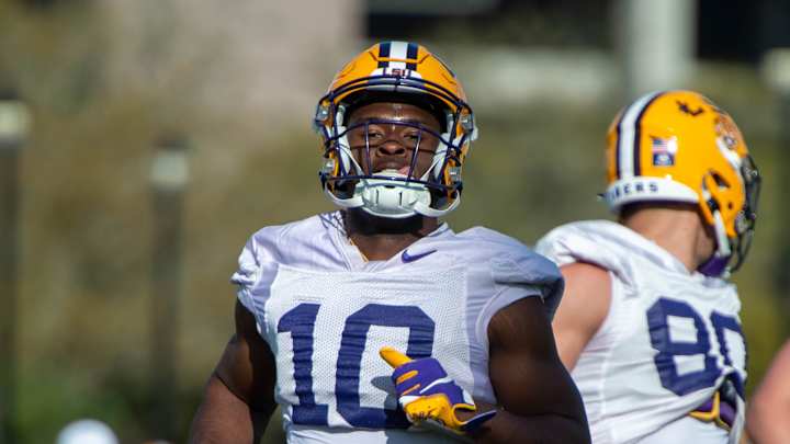 LSU's Jaray Jenkins Embracing "Old Head" Role as He Enters Fifth Year With Program