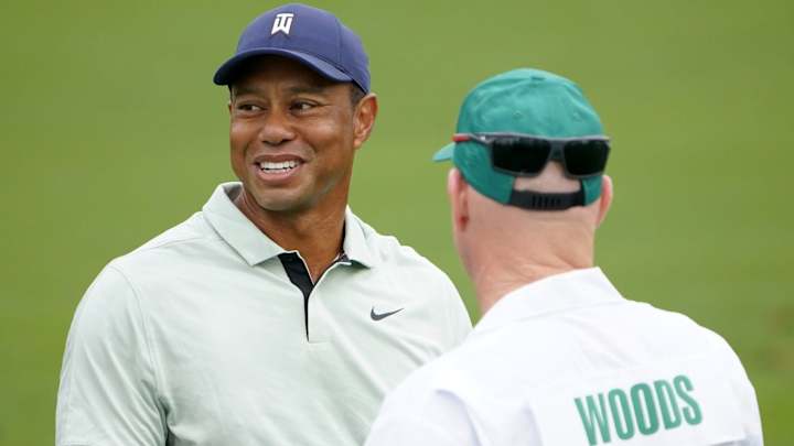 Video of Tiger Woods Hitting Ball Picker During Driving Masters Range Session Goes Viral