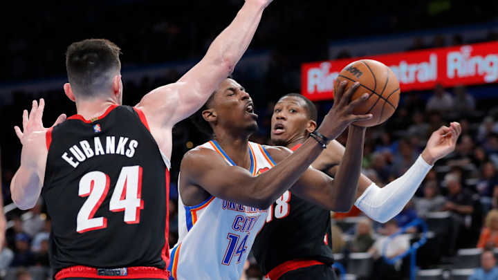 Top Performers: Jaylen Hoard Impresses as Trio of OKC Blue Members Star Versus Trail Blazers Top Performers: Jaylen Hoard Impresses as Trio of OKC Blue Members Star Versus Trail Blazers